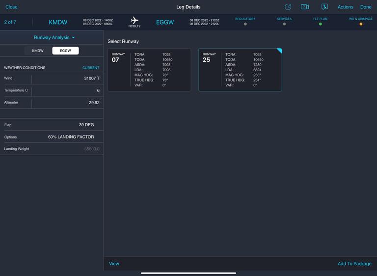 generate runway analysis offline