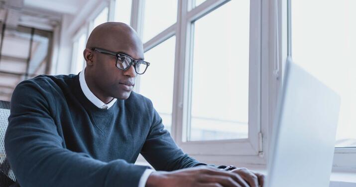 Man on laptop