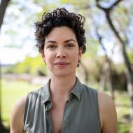 Portrait of a confident young woman at the park